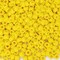 MIIIM 1200PCS 6x9mm Yellow Pony Beads Bulk, Kandi Beads for Bracelets Making Kit, Hair Braids Crafts for Jewelry Making (Bright Yellow)